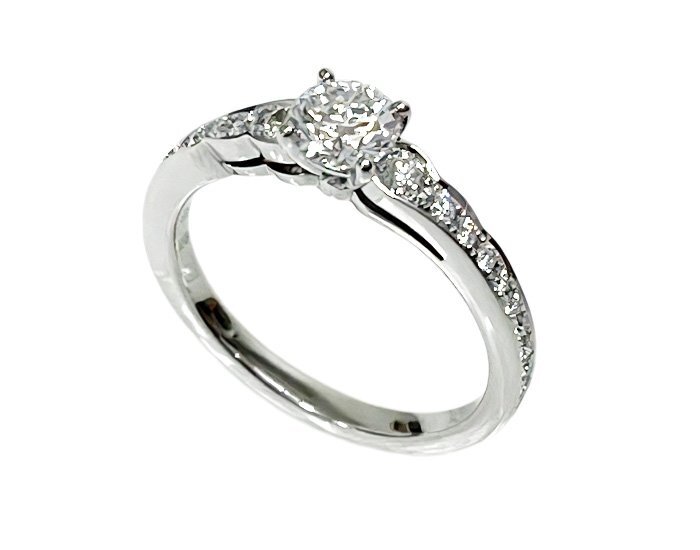 激安 超特価商店街 NIWAKA 俄 花麗 新品仕上済 箱有 GIA鑑定書 3EX IF D 8号 0.38ct ダイヤモンド 3.7g Pt950 プラチナ 指輪 ダイヤリング No.3380 HANAURARA プラチナ台