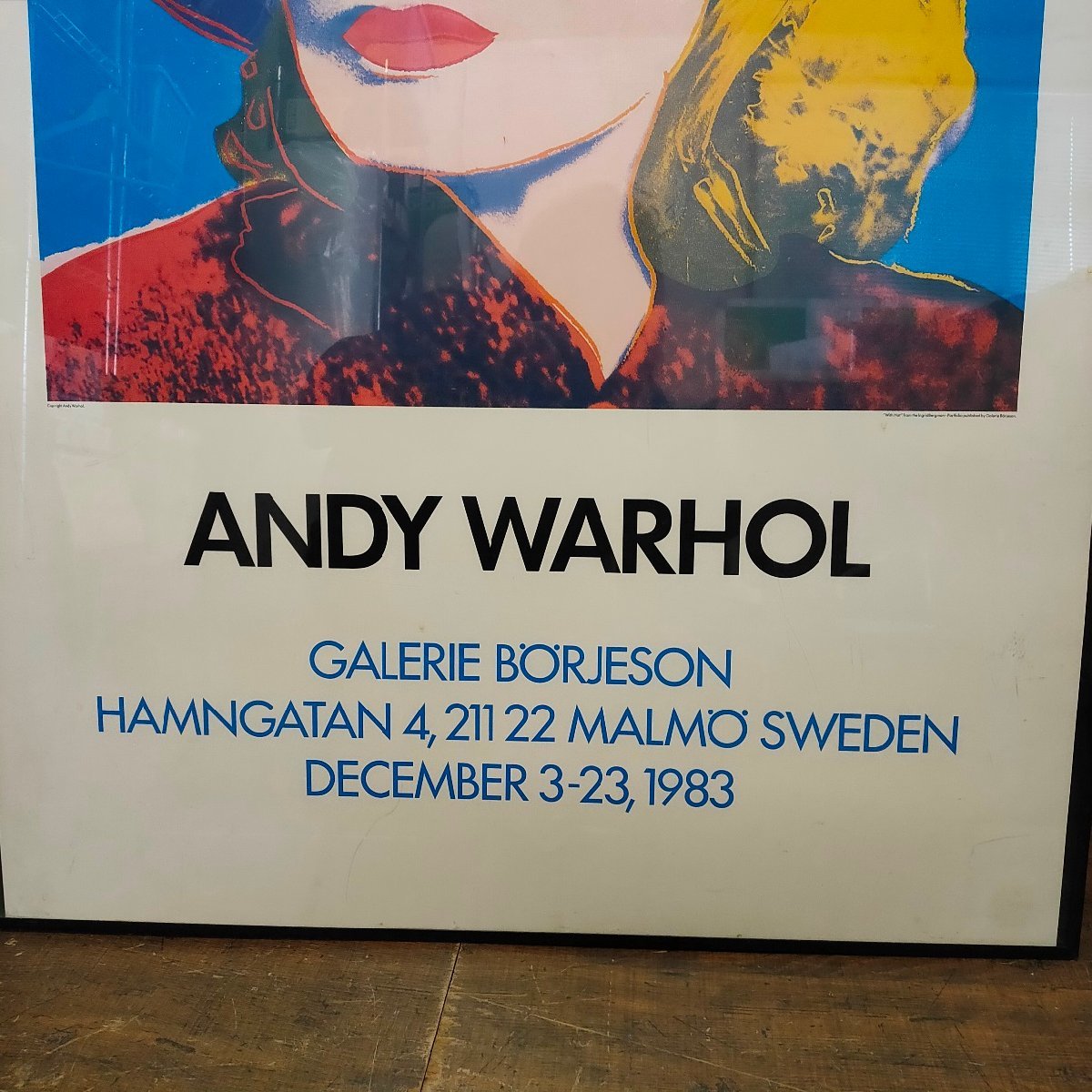 アンディ・ウォーホル Andy Warhol イングリッド・バーグマン Ingrid Bergman With Hat アートポスター 額装　0228011/SR26/200_画像5