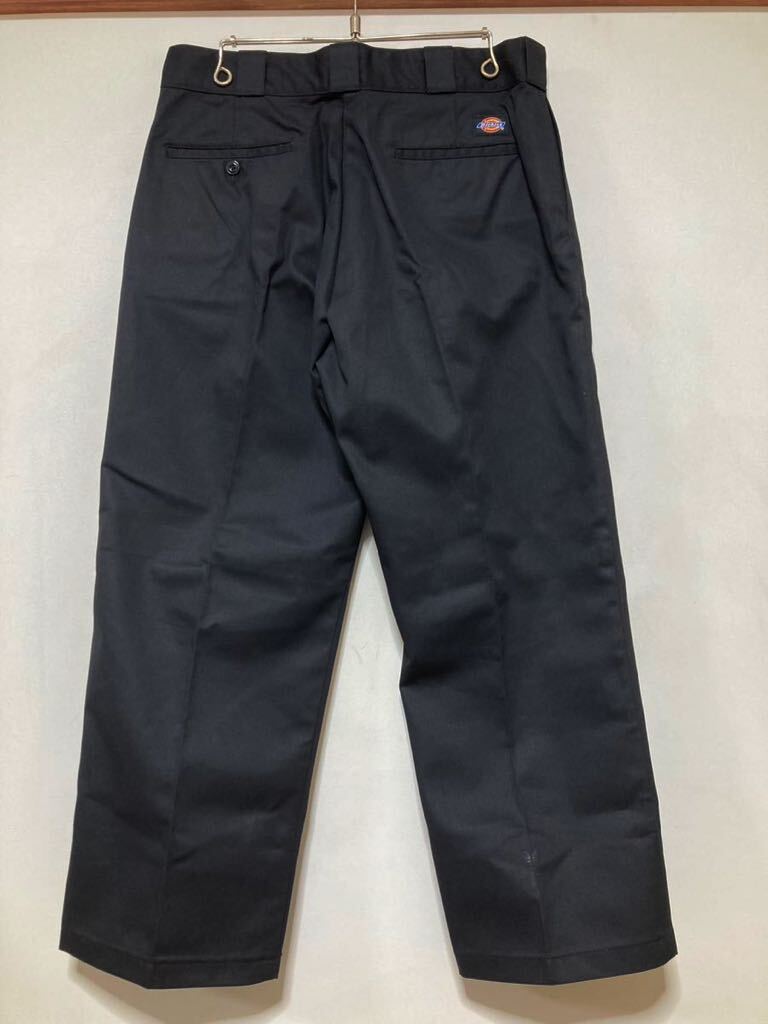 B-1264 Dickies ディッキーズ 874 Original Fit カラーパンツ ワークパンツ W34 ブラック_画像2