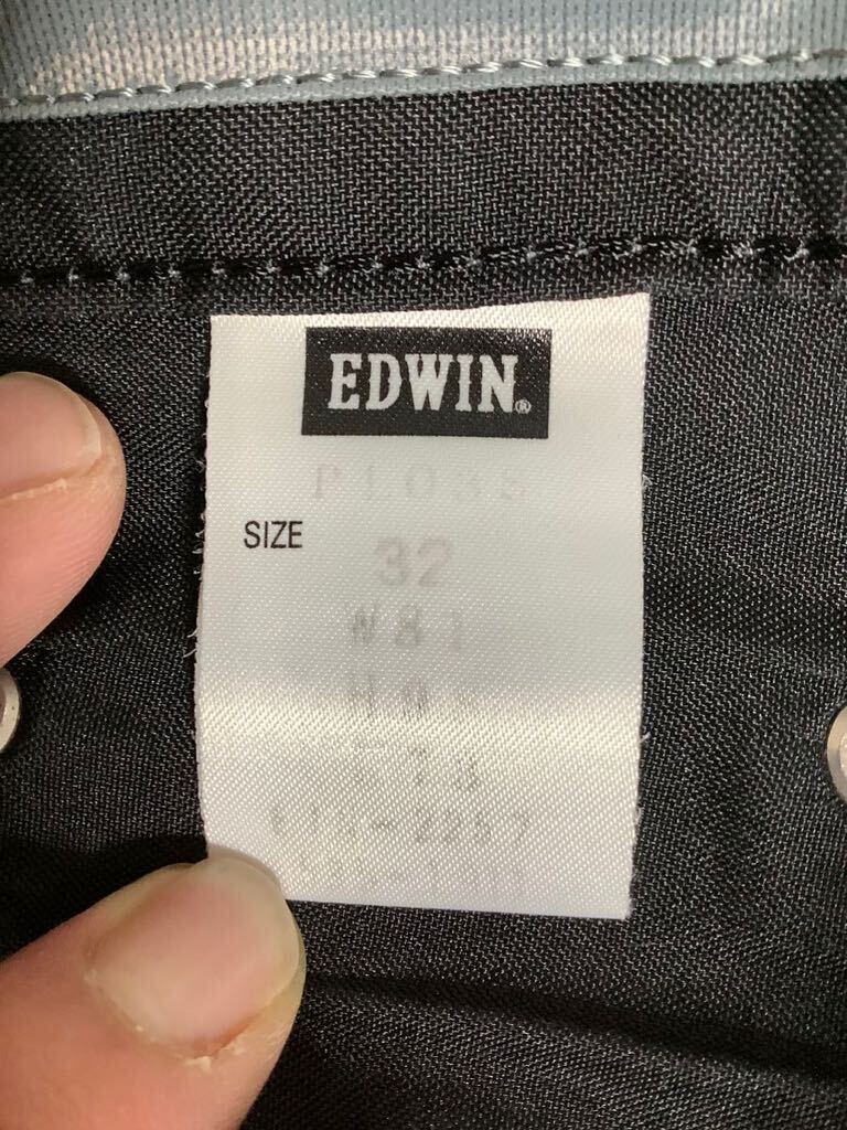 D-1263 EDWIN PREMIA JEANS エドウィン プレミアジーンズ PLO3S デニムパンツ W32 ストレッチ ジーンズ ジーパン 日本製_画像5