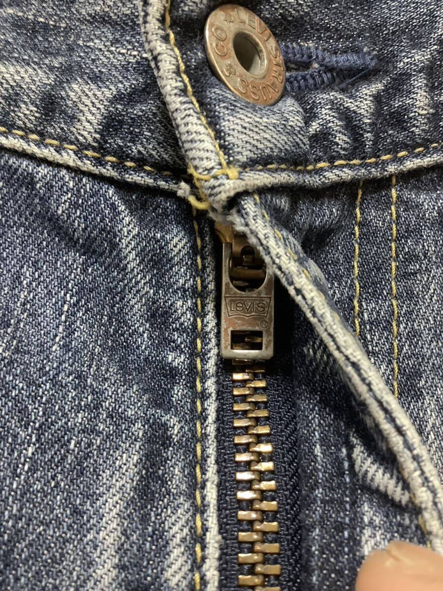 G-1249 Levi's リーバイス 503 デニムパンツ W34 ユーズド加工 ジーンズ ジーパン _画像4