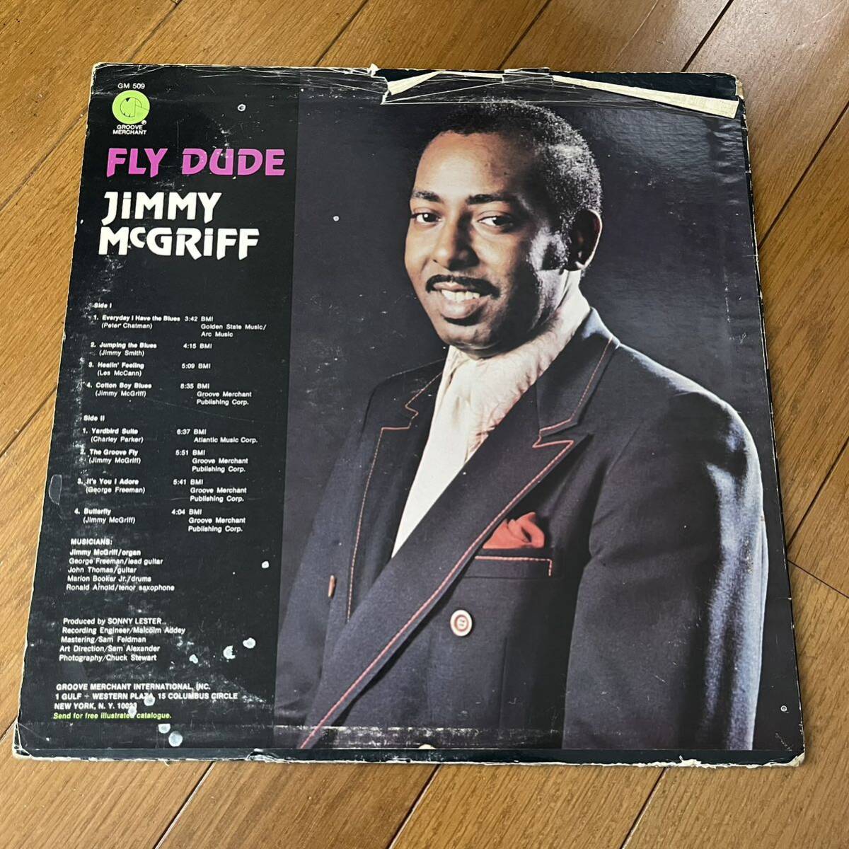 US盤 LP / Jimmy McGriff / Fly Dude / GM 509_画像2