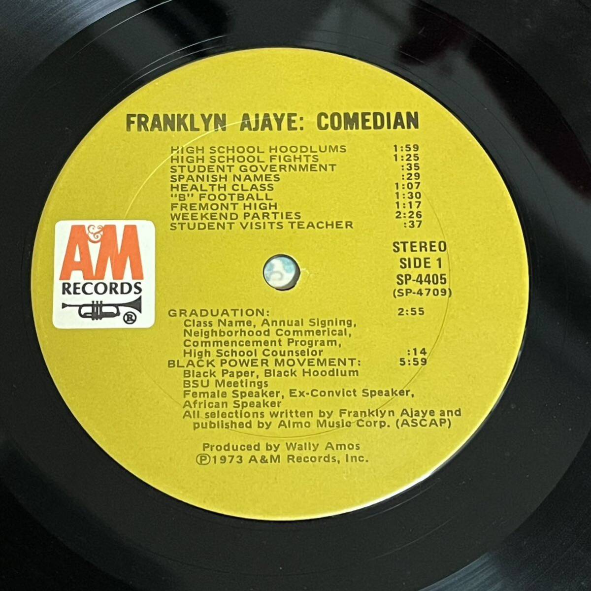 US盤 LP / Franklyn Ajaye Comedian_画像4