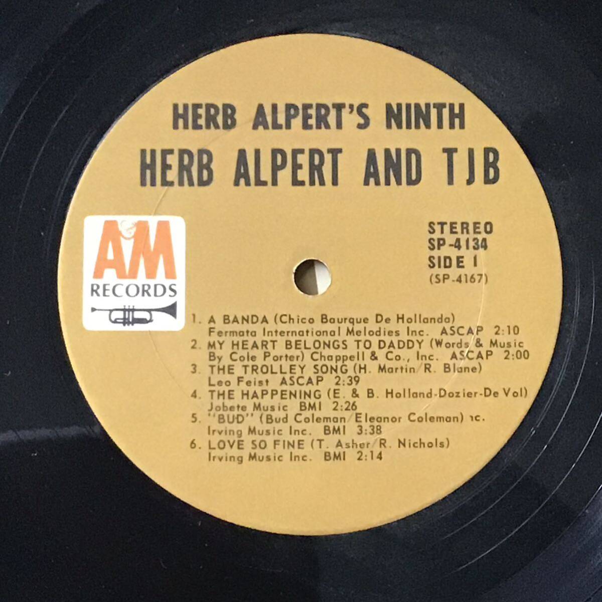 US盤 LP / Herb Alpert And The Tijuana Brass / Herb Alpert's Ninth_画像5