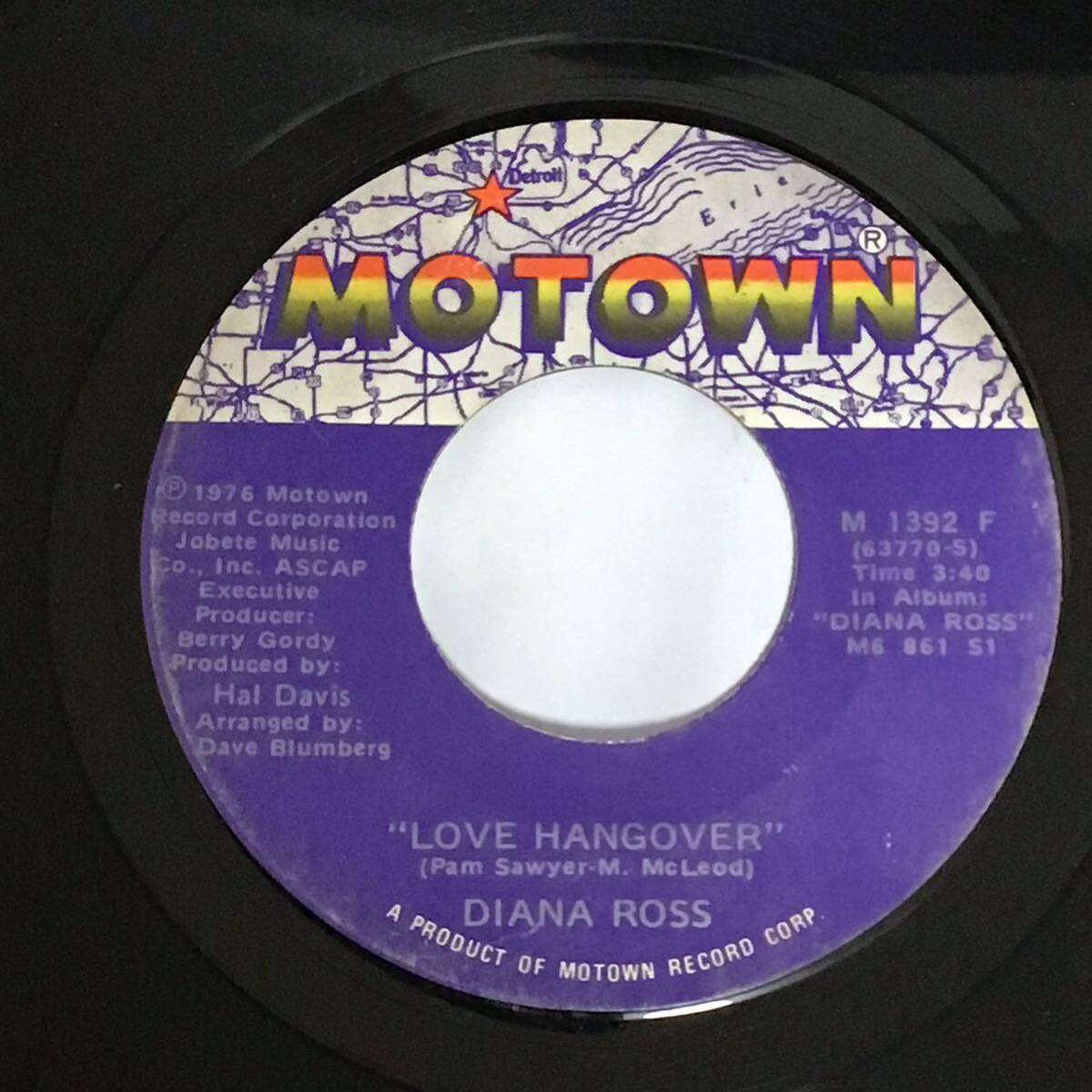 US盤 45 / Diana Ross - Love Hangover / Kiss Me Now_画像1