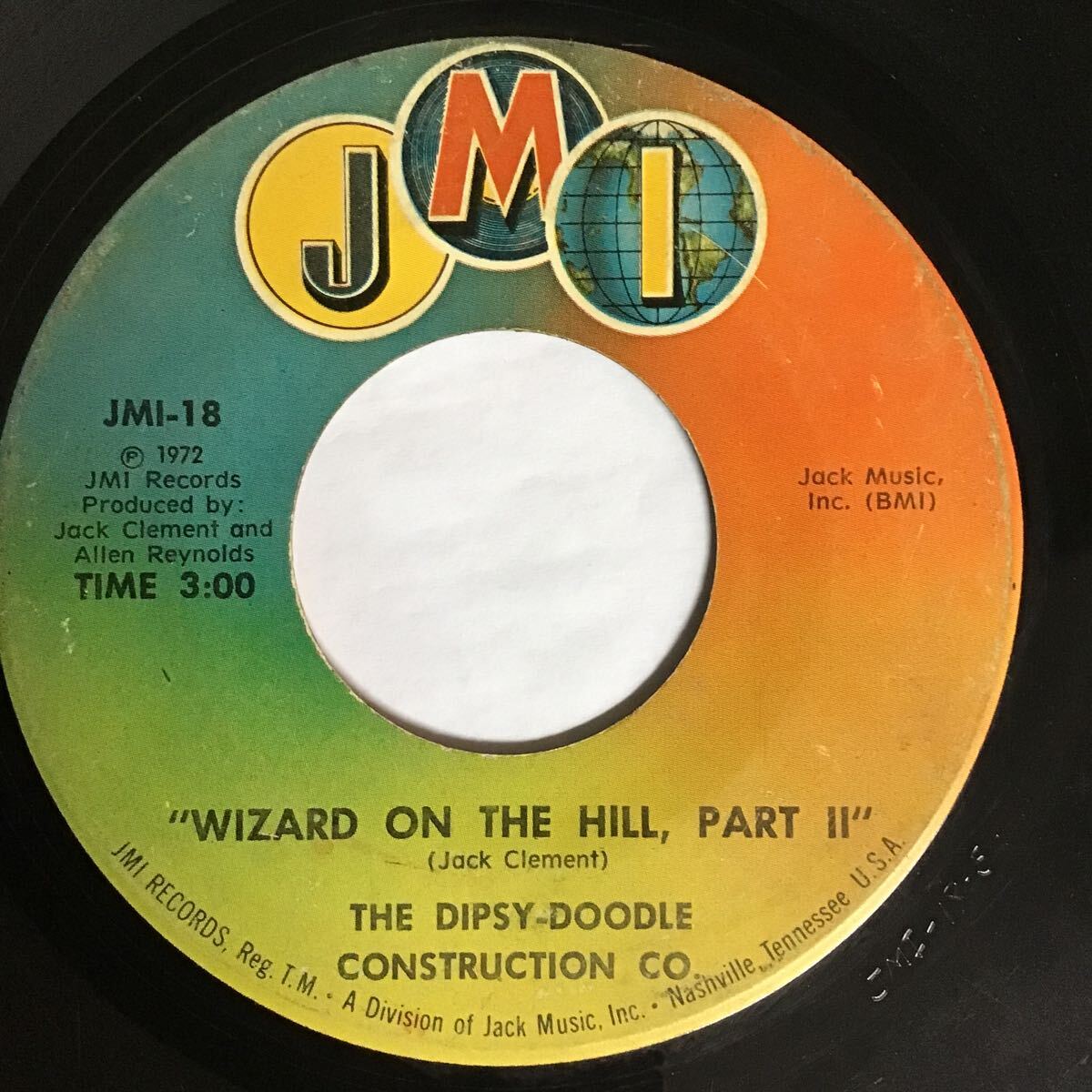 US盤45 / The Dipsy-Doodle Construction Co./ Wizard On The Hill_画像2