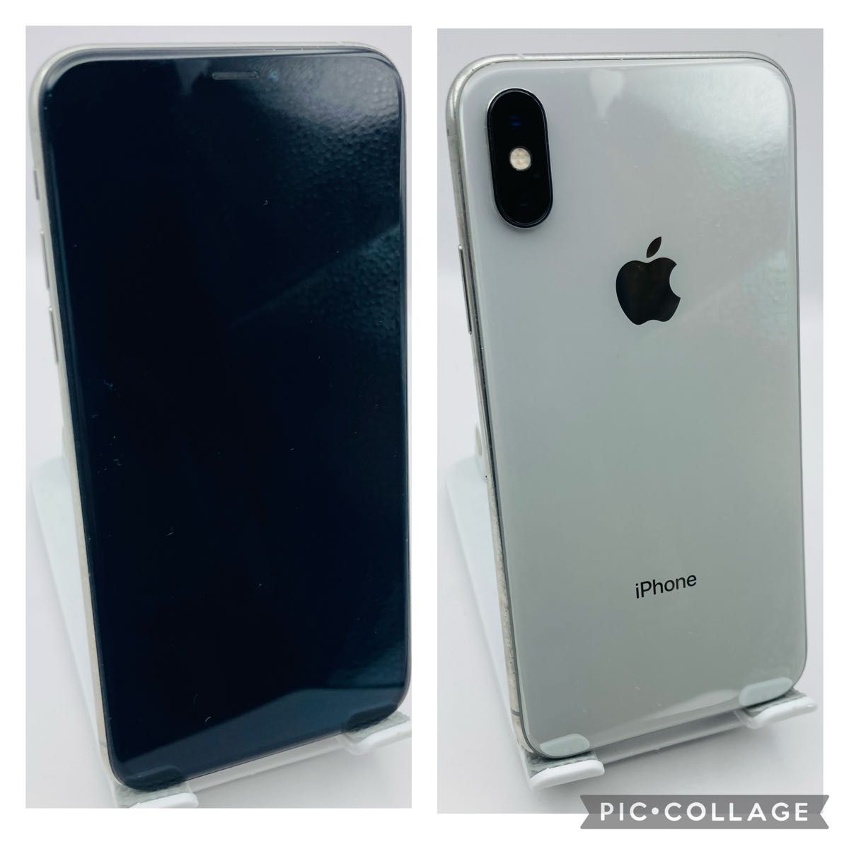 特典４点　iPhone Xs Silver 256GB SIMフリー バッテリー最大容量100%