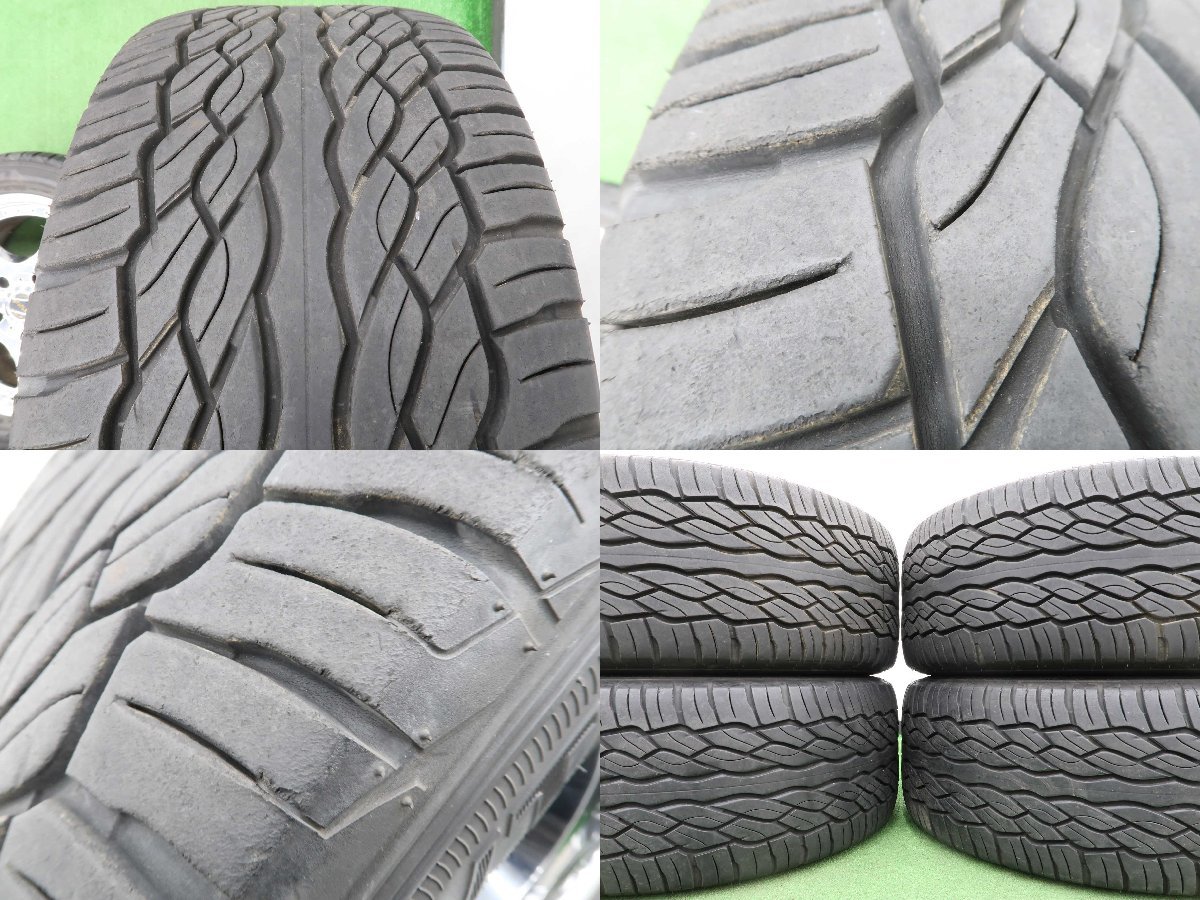 4本 BRADLEY 社外 20インチ ホイール 5H PCD 150 ラジアル タイヤおまけ ファルケン ZIEX S/TZ 05 295/45R20 シルバーメッキ ピアスボルト_画像10