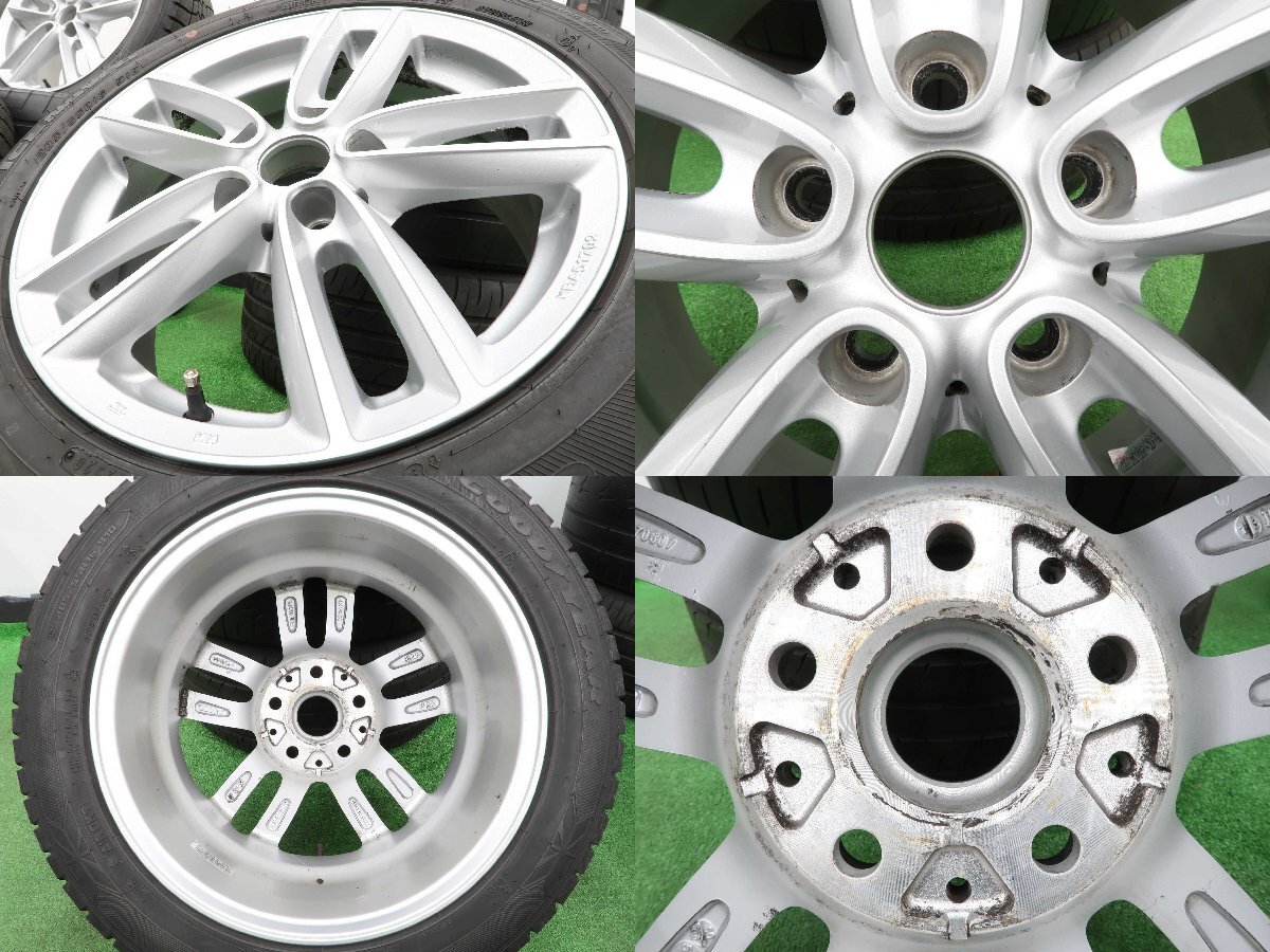 4本 MAK OXFORD オクスフォード 16インチ 7J +52 5H PCD 112 スタッドレス グッドイヤー アイスナビ6 205/55R16 MINI F54 ミニ クラブマン_画像6