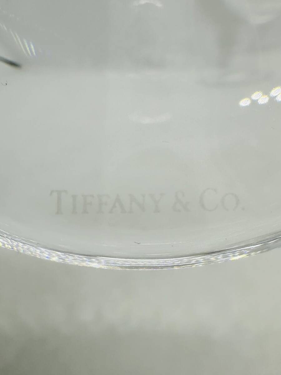 【未使用/保管品】TIFFANY & Co.ティファニー ワイングラス シャンパン ペア グラス ブランド食器/現状品/同梱不可_画像4