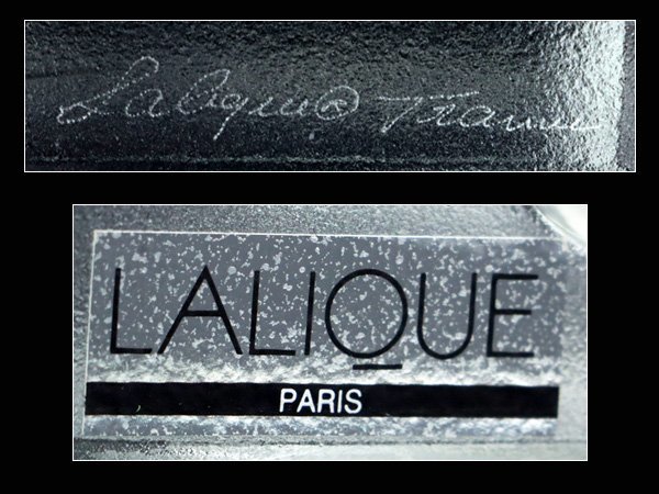 魁◆本物保証 LALIQUE ラリック レブリー ブックエンド クリスタルガラス 高さ22.5㎝ 本立て ブックスタンド 裸婦の画像10