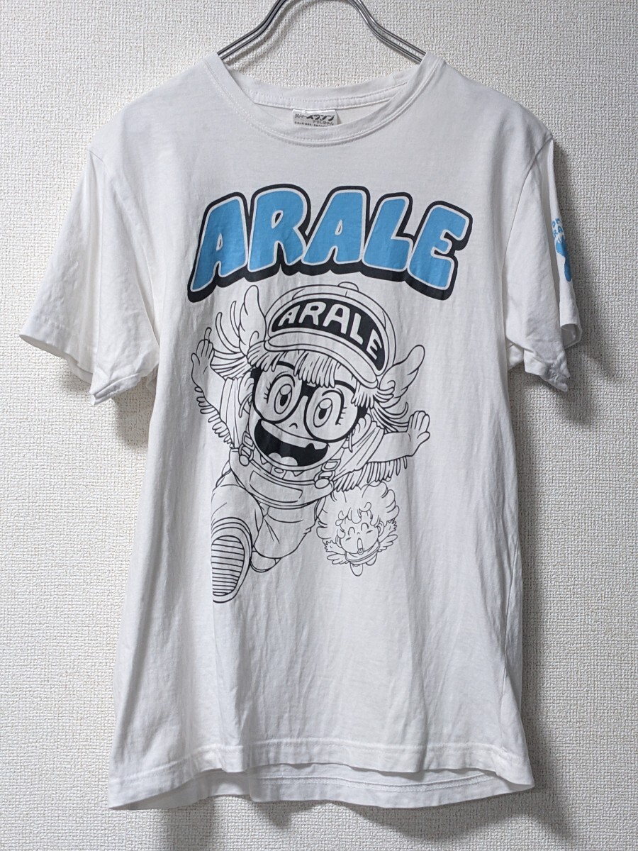 Dr スランプ アラレちゃん 半袖Tシャツ 白 M 男女兼用 鳥山明 Dr スランプ アラレちゃん 半袖Tシャツ 白 M 男女兼用 鳥山明