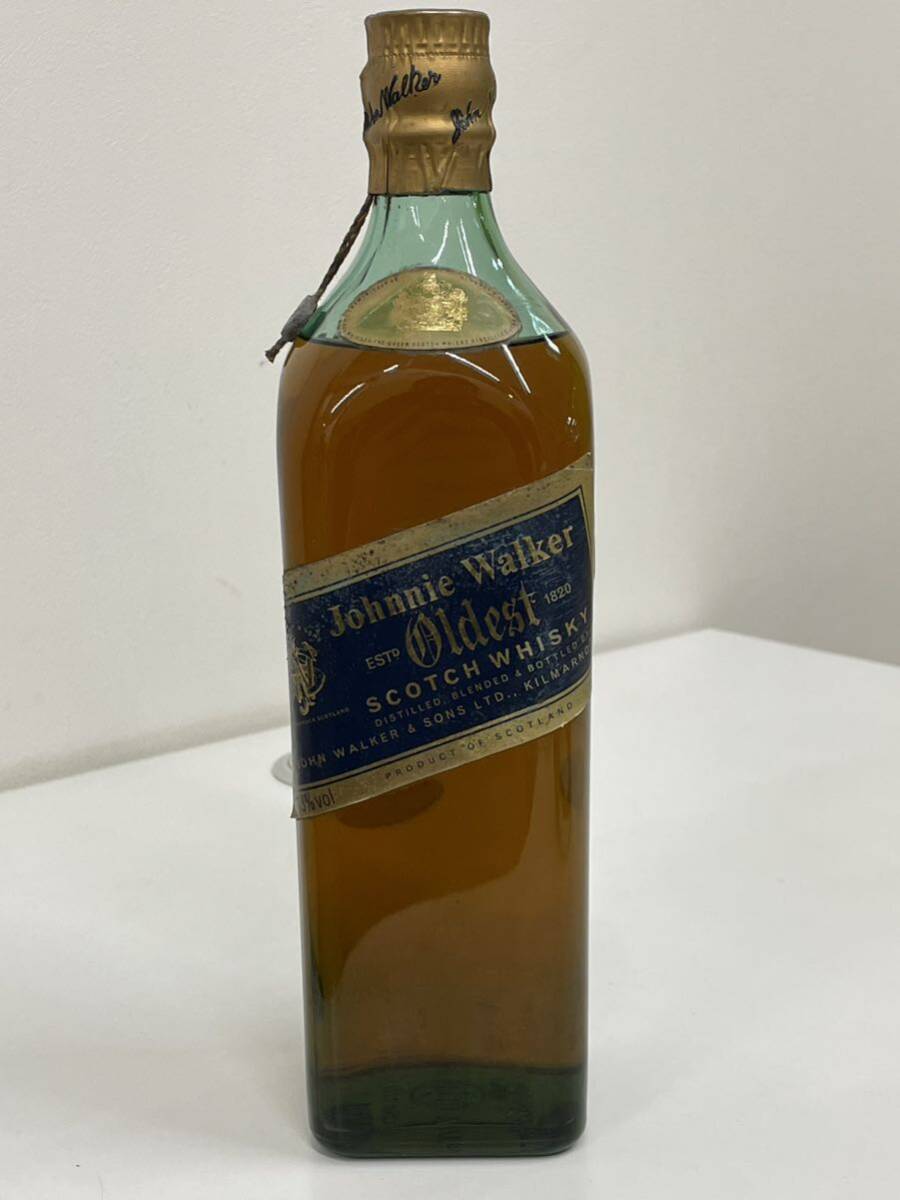 ［6181］Johnnie Walker ジョニーウォーカー オールデスト　ブルーラベル　750ml 43% 未開栓_画像1