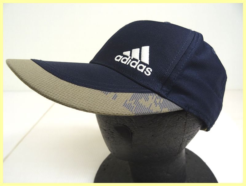 2403☆E-1130☆ adidas アディダス キャップ 帽子 中古_画像1