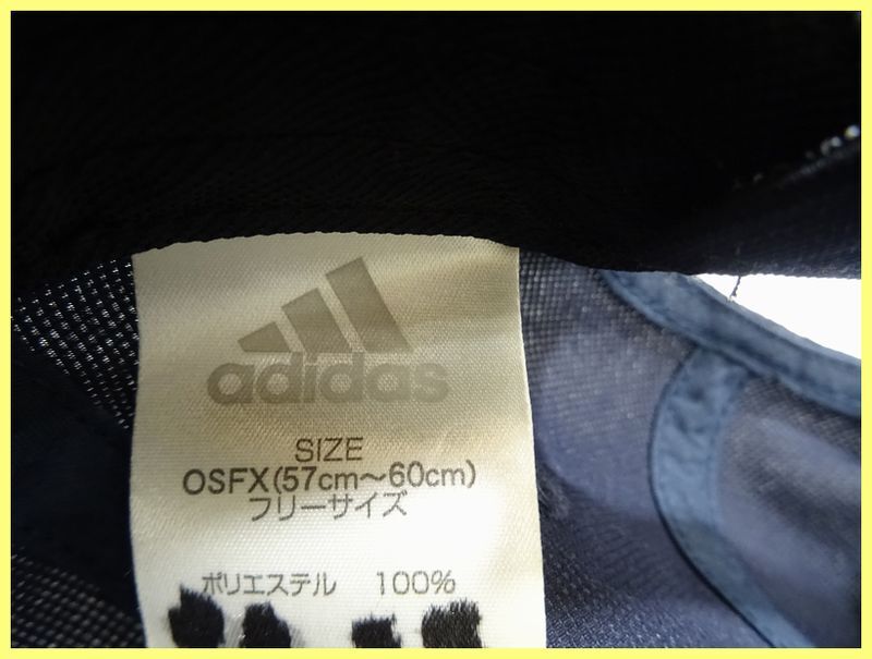 2403☆E-1130☆ adidas アディダス キャップ 帽子 中古_画像8