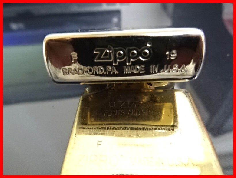  2403★A-1368★Zippo ジッポ オイルライター イニシャル K ワンポイント 中古_画像5