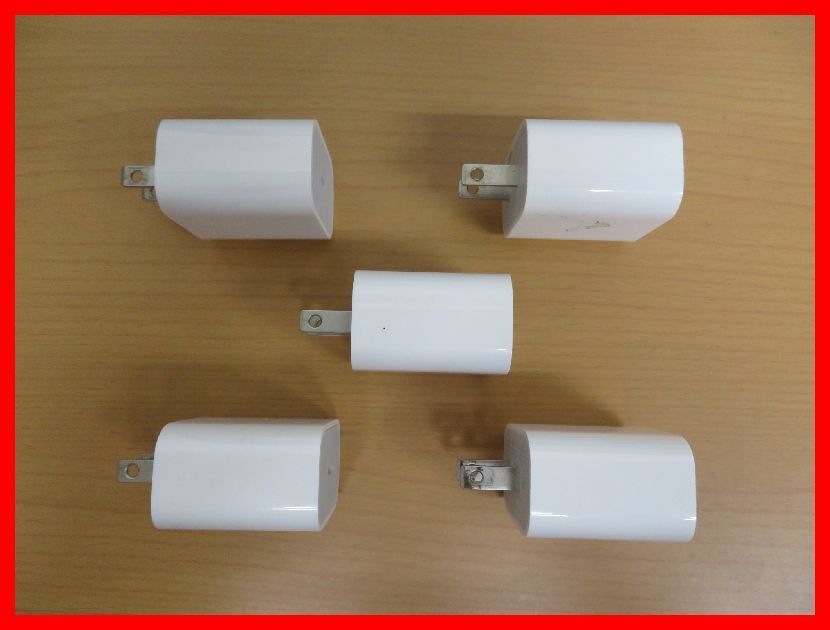 2403*SM-1203*①Apple( Apple ) USB-C AC adaptor A2305 20W 5 piece together secondhand goods genuine products 