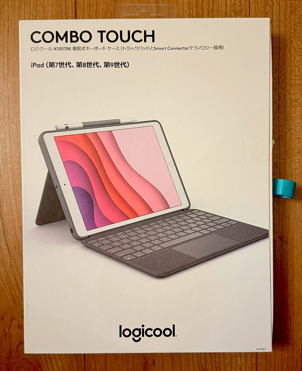 ipad キーボード付きカバーケース　COMBO TOUCH ロジクール iK1057BK 脱着式キーボード pad(第9世代、第8世代、第7世代)_画像3