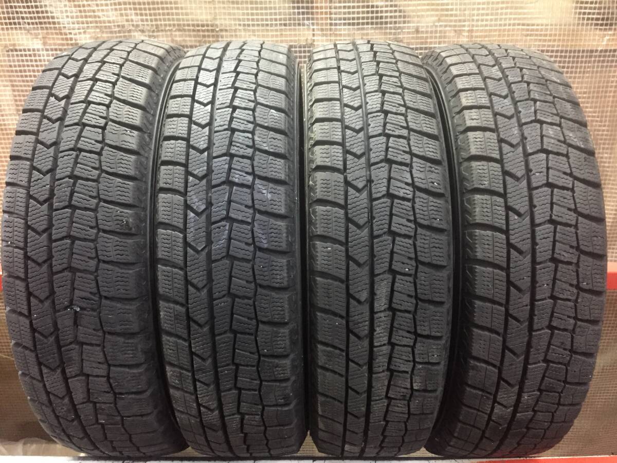 ★☆バリ山!! 155/65R14 ダンロップ WINTER MAXX WM02 4本セット!! 引取可 C804☆★_画像1