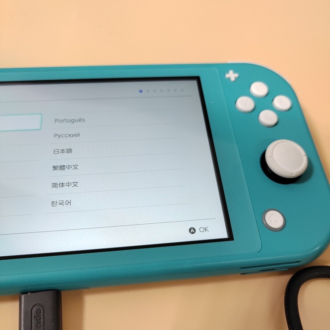 任天堂 　Nintendo Switch Lite 本体　 HDH-001 　ターコイズ 　本体のみ　 初期化済み　ニンテンドースイッチライト_画像4