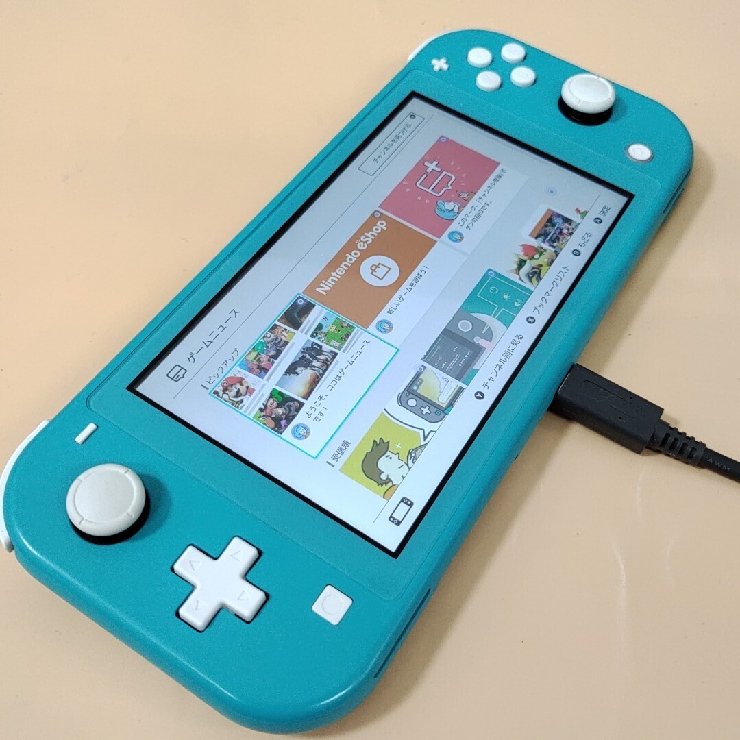 任天堂 　Nintendo Switch Lite 本体　 HDH-001 　ターコイズ 　本体のみ　 初期化済み　ニンテンドースイッチライト_画像9