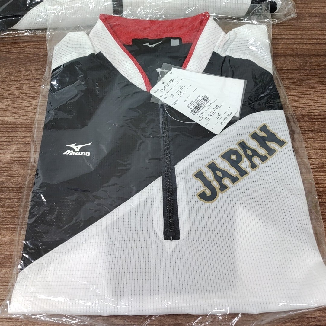 WBC 　侍ジャパン 　日本代表 　未開封3点セット　★レプリカグランドコート★レプリカハーフZIPハンソデ★アンダーシャツ　 Mizuno ミズノ_画像2