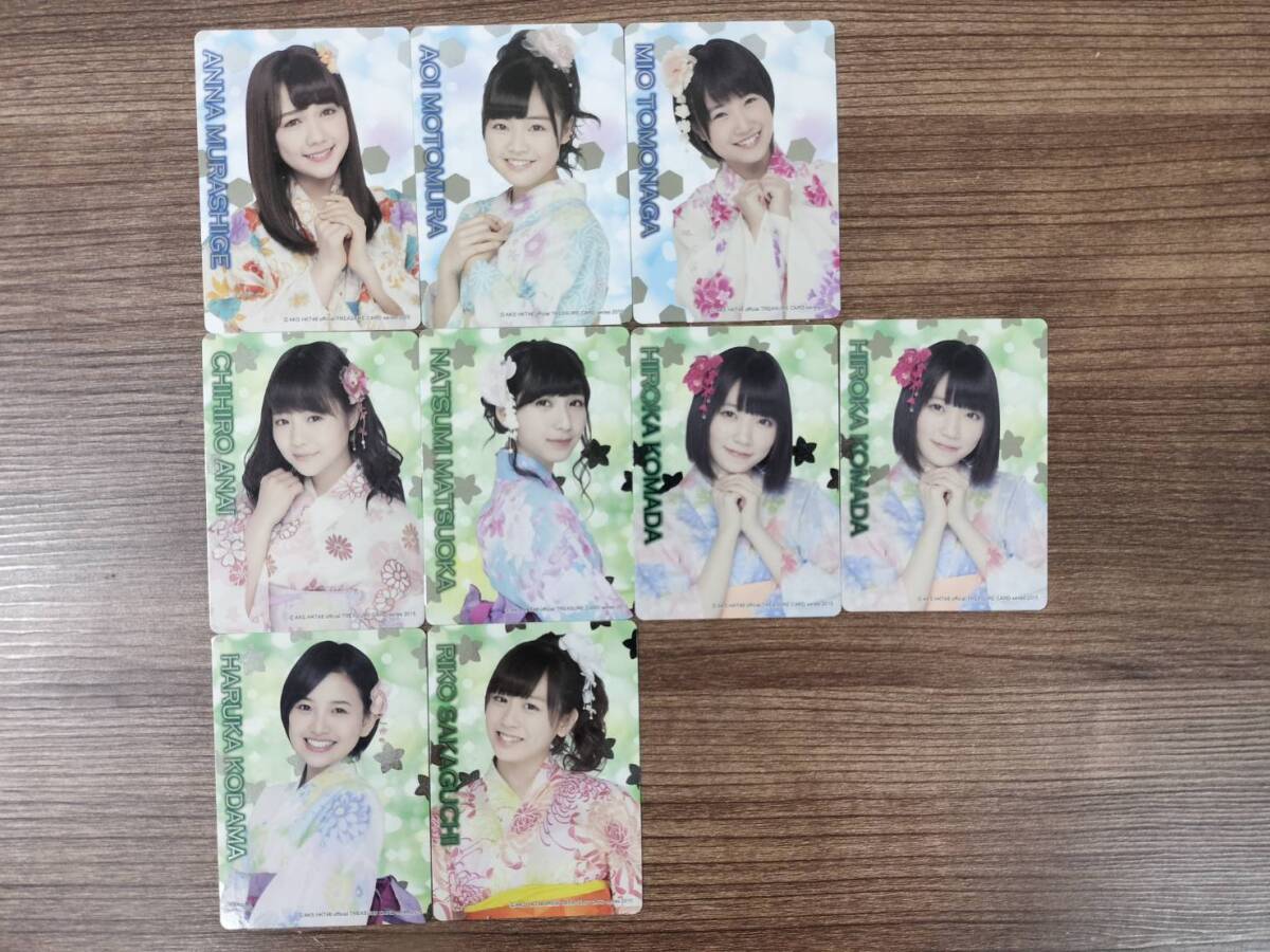 HKT48 トレジャーカード 浴衣カード レア　自画像　キラキラ 等まとめ　トランプ全種類　指原莉乃 ect　カードいろいろ　TREASURE CARD_画像2