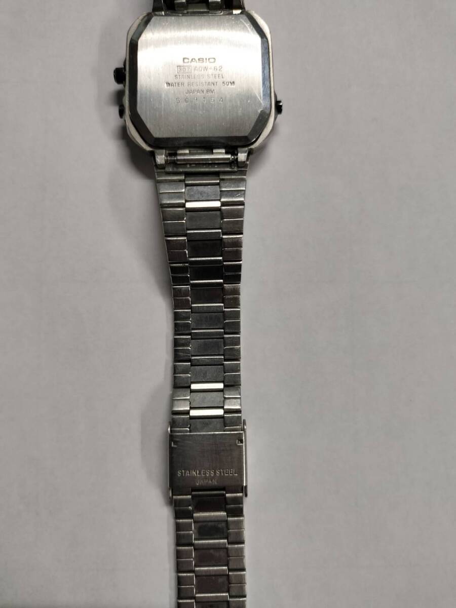 現状品 CASIO 腕時計 AQW-62 カシオ クォーツ 稼働品の画像5