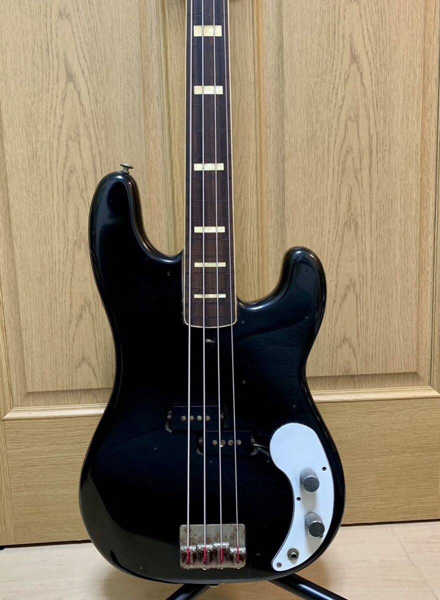 【JUNK】FERNANDES フェルナンデス 石ロゴ フレットレス プレベ プレシジョンベースPrecision Bass ビンテージ_画像2