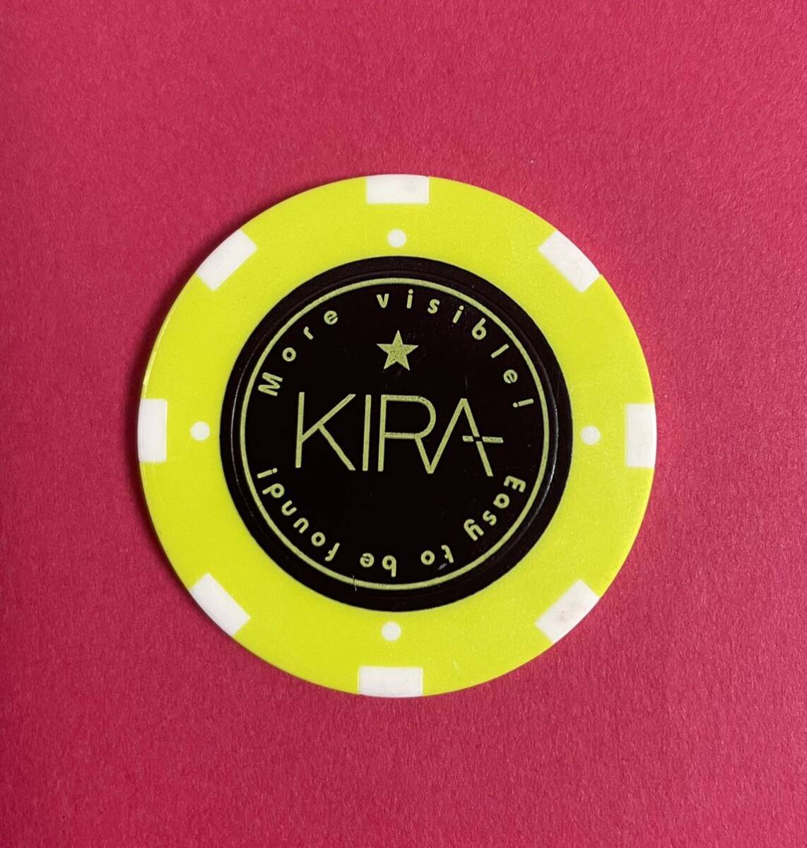 KIRA カジノコインマーカー ■ キャスコ（kasco） キラ4ブラザーズ：キラロー ■ 直径40㎜ ■ 自宅保管の画像2