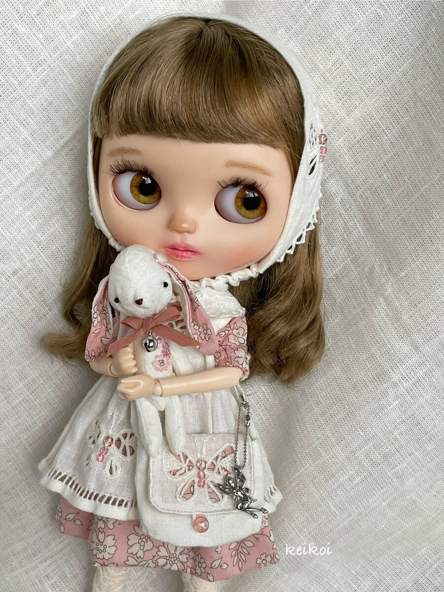 blythe outfit ＊蝶々とお花刺繍のお洋服セット＊_画像10