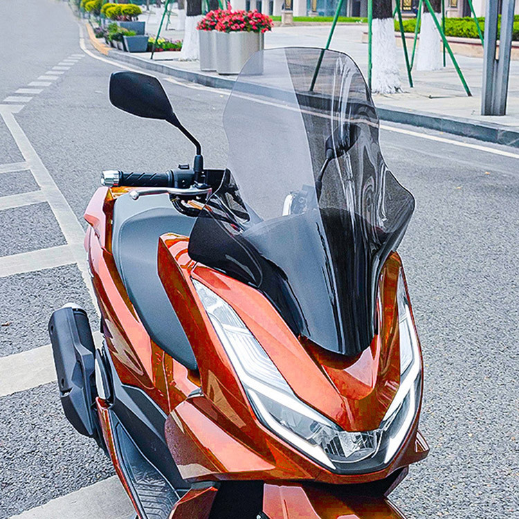 ホンダ PCX160/PCX125/e:HEV(JK05/JK06)用 ウインドシールド ロングスクリーン クリア(透明)スクリーン 取付け簡単_画像6