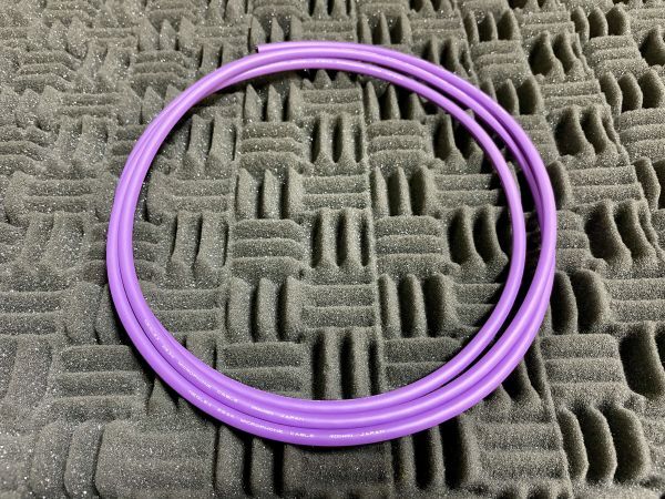 2m×2本セット MOGAMI2534 Purple RCAケーブル ステレオペア スピーカー コンポジット AV モガミ 紫 クラシックプロ CLASSIC PRO 2_画像2