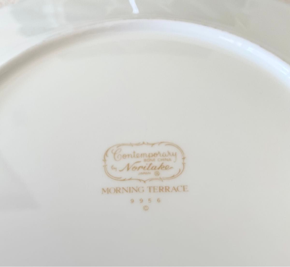 ノリタケ　NORITAKE 大皿　プレート パーティ  金彩 フラワー 9956