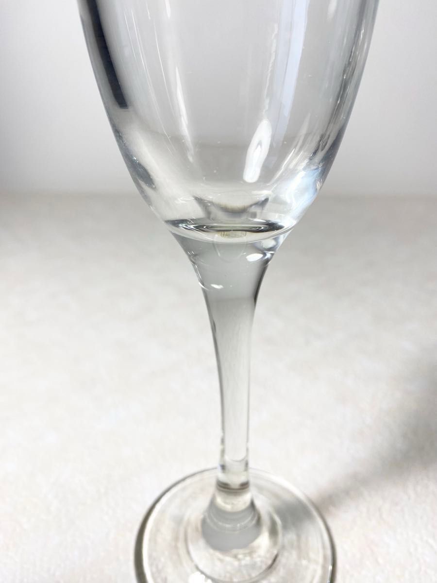 《未使用品》　シャンパングラス　6客セット クリスタルガラス 食器　ワイングラス