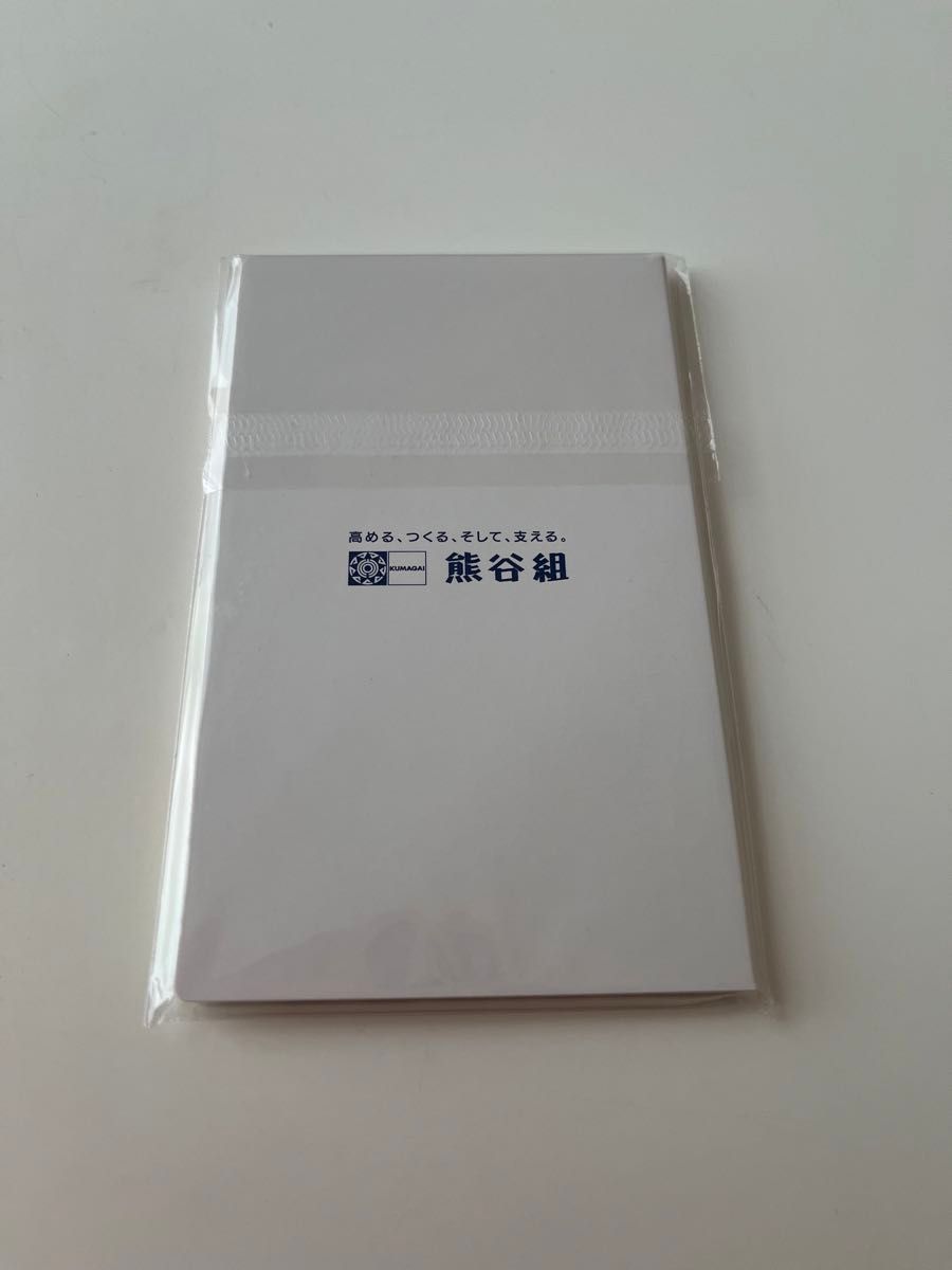 [新品未使用品] 川口春奈さん　クリアファイル2枚 メモ帳　付箋　非売品　熊谷組　JCB