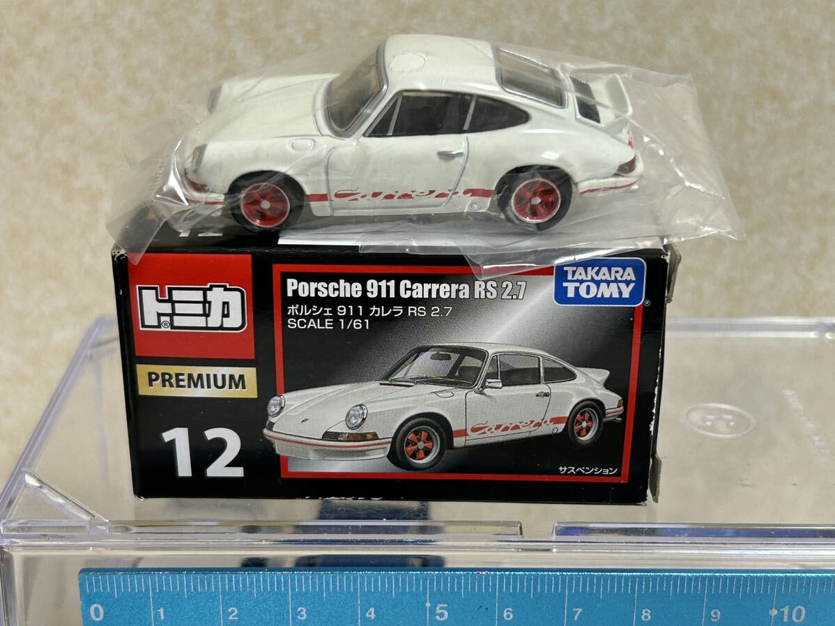 タカラトミー トミカプレミアム ポルシェ911 カレラRS 2.7 No.12 絶版 廃盤 他にもトミカ プレミアム出品中 ポルシェ 同梱OK_画像3