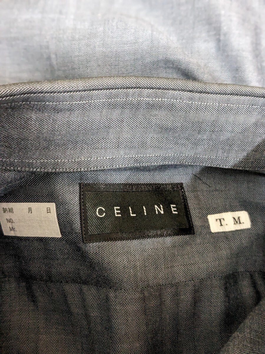 ★送料無料★CELINE　セリーヌ　長袖シャツ　コットンシャツ　トップス　メンズ_画像7