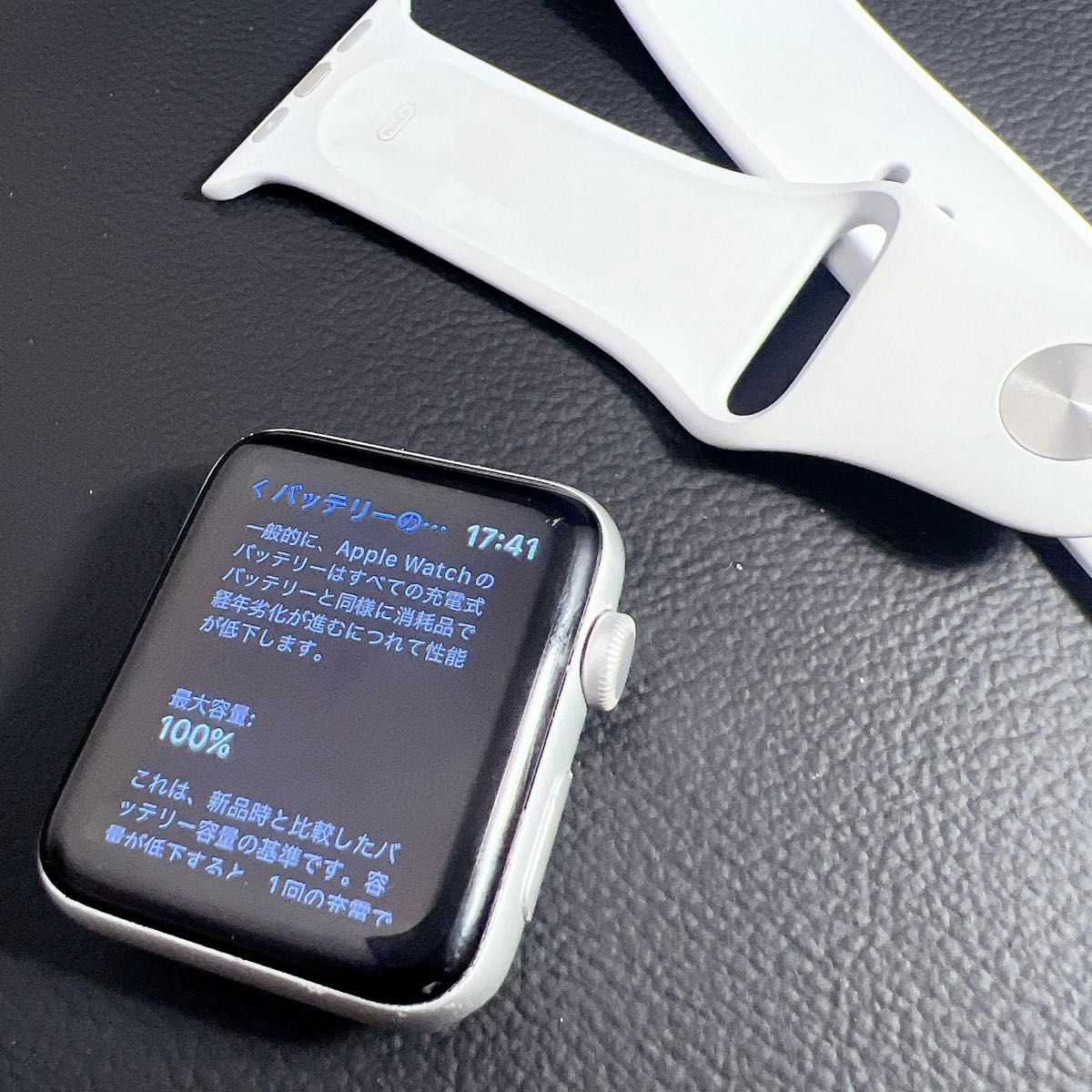 Apple Watch 3rd42mm GPSモデル バッテリー最大容量100% Apple Watch 3rd42mm GPSモデル バッテリー最大容量100%