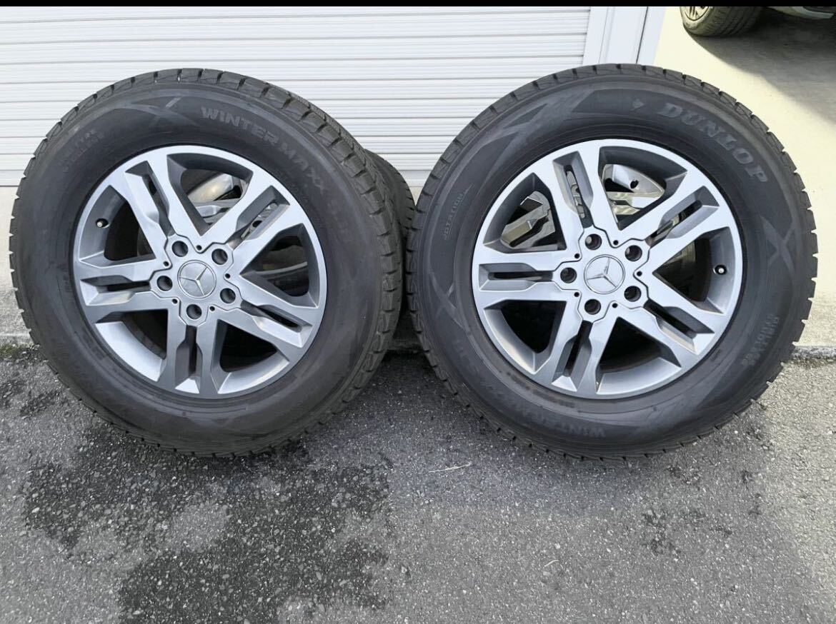 美品　ベンツ　W463 Gゲレンデ　純正ホイール　18インチ　スタッドレス　265/60R18 4本セット_画像1