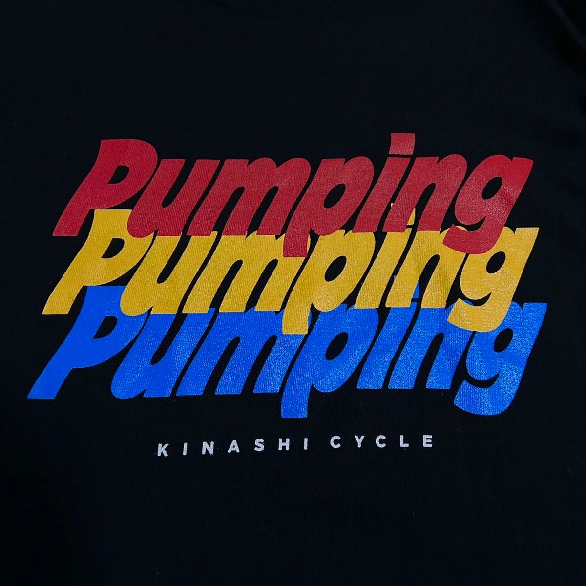 木梨サイクル KINASHI CYCLE プリントロゴ Lサイズ pumping