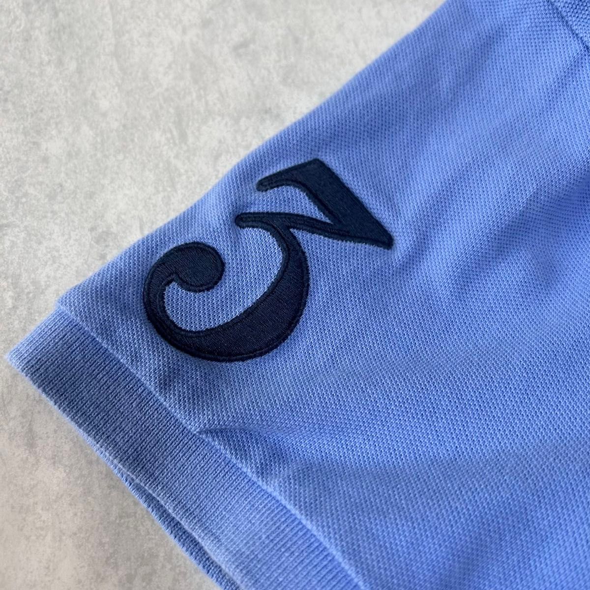 ラルフローレン ポロシャツ 刺繍 ビックポニー Sサイズ(S/P) ブルー系