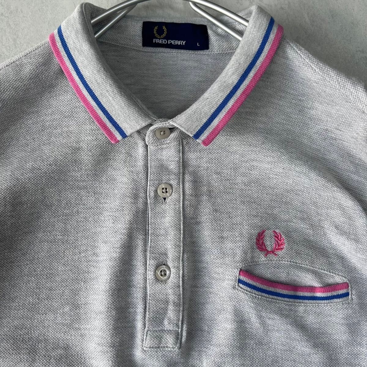 フレッドペリー 長袖 ポロシャツ Lサイズ  FRED PERRY