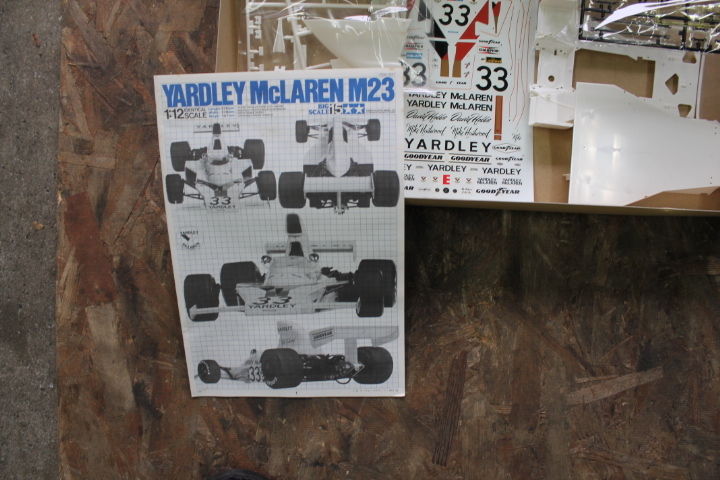 A2・TAMIYA 1/12 ヤードレー マクラーレン M23 未組立て品 ①  検）YARDLEY McLAREN・タミヤ・F1・の画像5