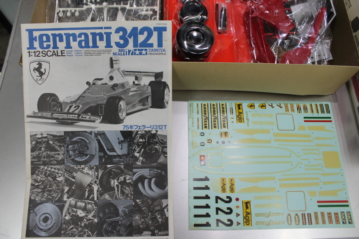 A5・TAMIYA 1/12 75年 フェラーリ 312T 未組立て品 ①  検）Ferrari 312T・タミヤ・F1・の画像5