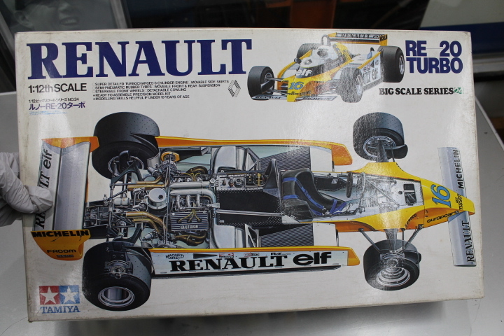 A6・TAMIYA 1/12 ルノー RE-20 ターボ 未組立て品  検）RENAULT RE20 TURBO・タミヤ・F1・の画像1