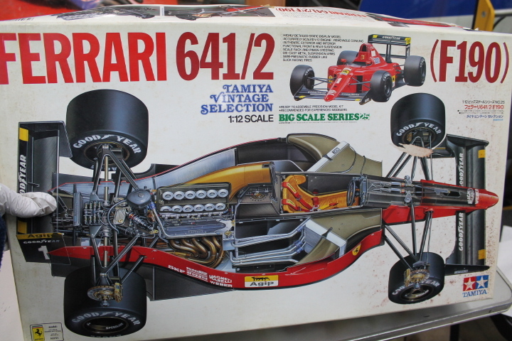 A8・TAMIYA 1/12 フェラーリ 641/2 （F190）未組立て品  検）Ferrari・タミヤ・F1・の画像1