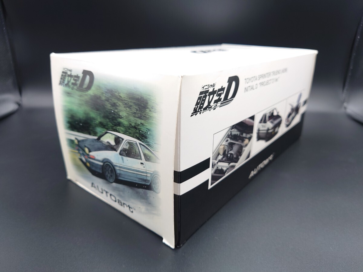  rare initials D AUTOart Toyota Sprinter Trueno (AE86) initials D Project D VERSION 1/18 scale 