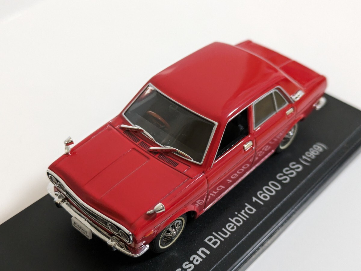 アシェット 国産名車コレクション 1/43 日産 ブルーバード 1600 SSS 1969の画像1