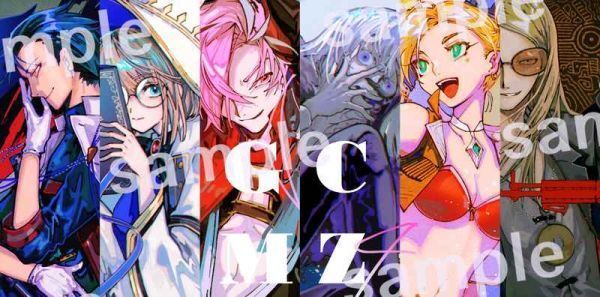 「GCMZ4」QQQQ TAKOLEGS FGO 同人誌　Fate/Grand Order イラスト集/ Ｂ５ 16p_画像2